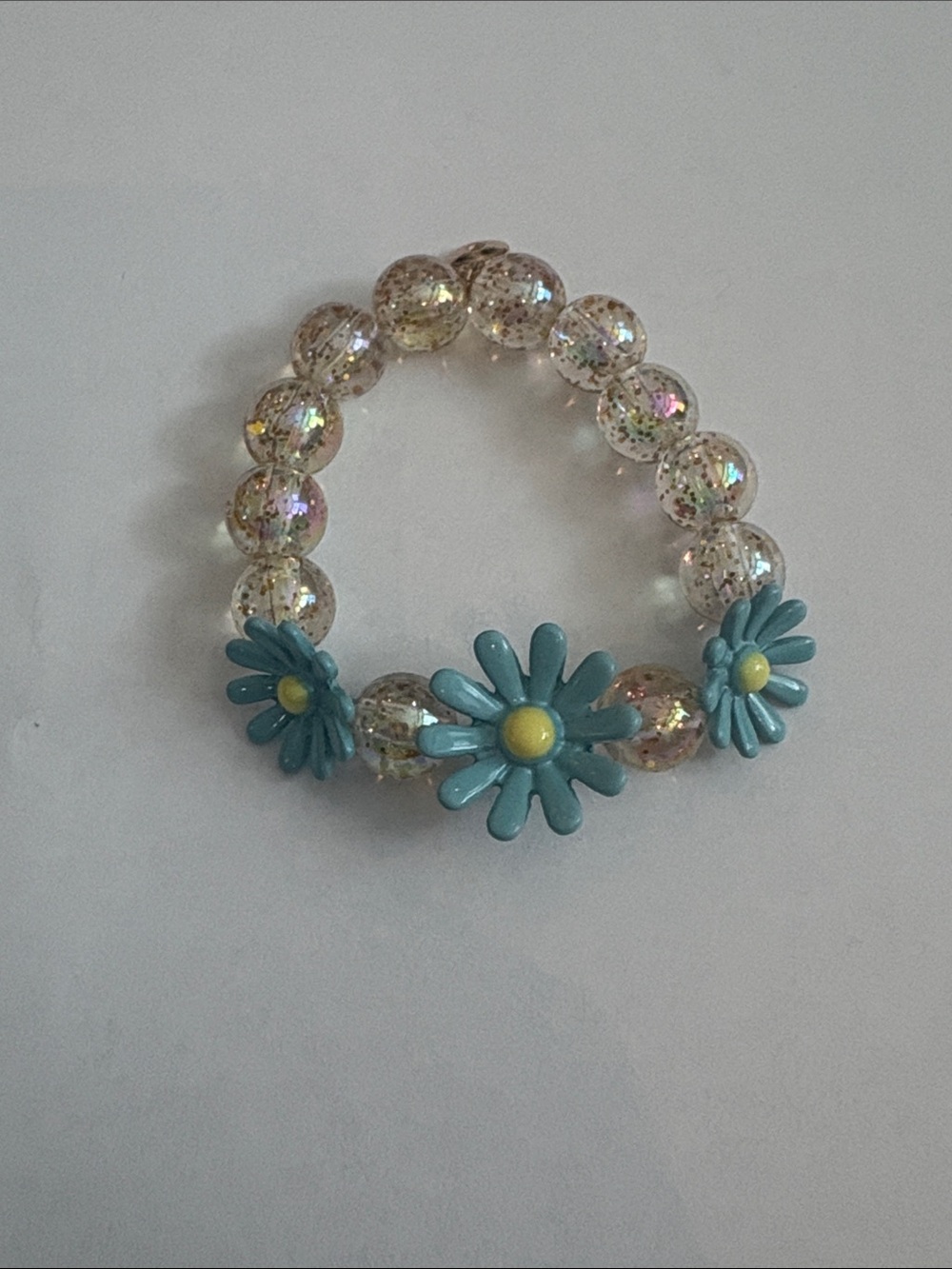 Crewcuts stretch beaded flower bracelet